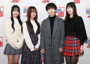 『第14回国際声優コンテスト「声優魂」』受賞者(左から)優秀賞:木原夢菜さん、最優秀賞:中村佳稟さん、優秀賞&インターナショナルカテゴリー優秀賞:チュ・ミンヒョンさん、インターナショナルカテゴリー優秀