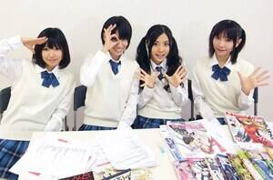 二次元を愛するSKE48メンバーがディープな活動を報告するイベント。写真左から松下唯、中西優香、古川愛李、秦佐和子(C)ORICON DD inc.