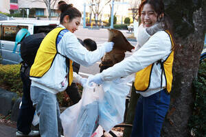 「ミス日本×スポGOMI」イベントの模様(C)Deview