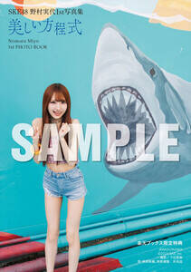 『SKE48 野村実代1st写真集 美しい方程式』【楽天ブックス限定特典】生写真1枚付き(C)KADOKAWA (C)2026 SKE, Inc. PHOTO/下田直樹