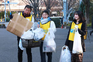 「ミス日本×スポGOMI」イベントの模様(C)Deview