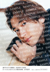 週刊TVガイド関東版2026年1月9日号 ローソンエンタテインメント限定特典B