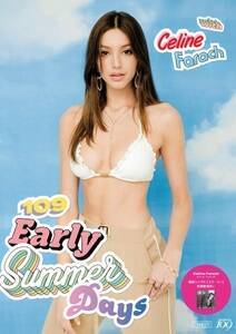セリーヌ・ファラッチが出演する「SHIBUYA109 EARLY SUMMER DAYS with Celine Farach」の広告。
