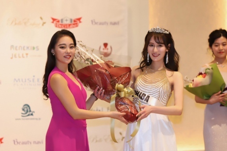 2019MISS CHIBA݂iEji˂E^24 g170/B86/W60/H88j@2019MISS JAPAN FINAL RESULTSFTOP16