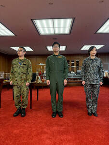 ミス日本コンテストファイナリストの勉強会「自衛官から学ぶ自衛隊の活動」で自衛隊の活動について語った現役自衛官