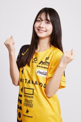 バレーボールチーム「Safilva北海道」のイメージキャラクターに就任した山口はのん