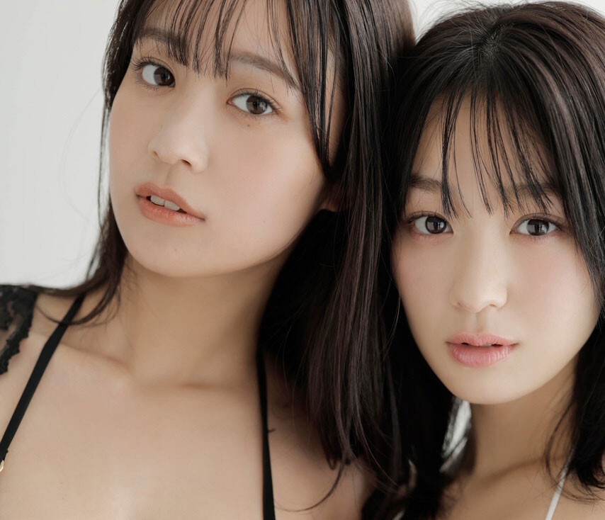 (左から)溝端葵、高野真央=『FRIDAY GOLD 2026 Spring』(C)講談社