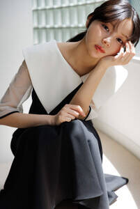 bЂlāuBIG COLLAR MANY WAY DRESSv