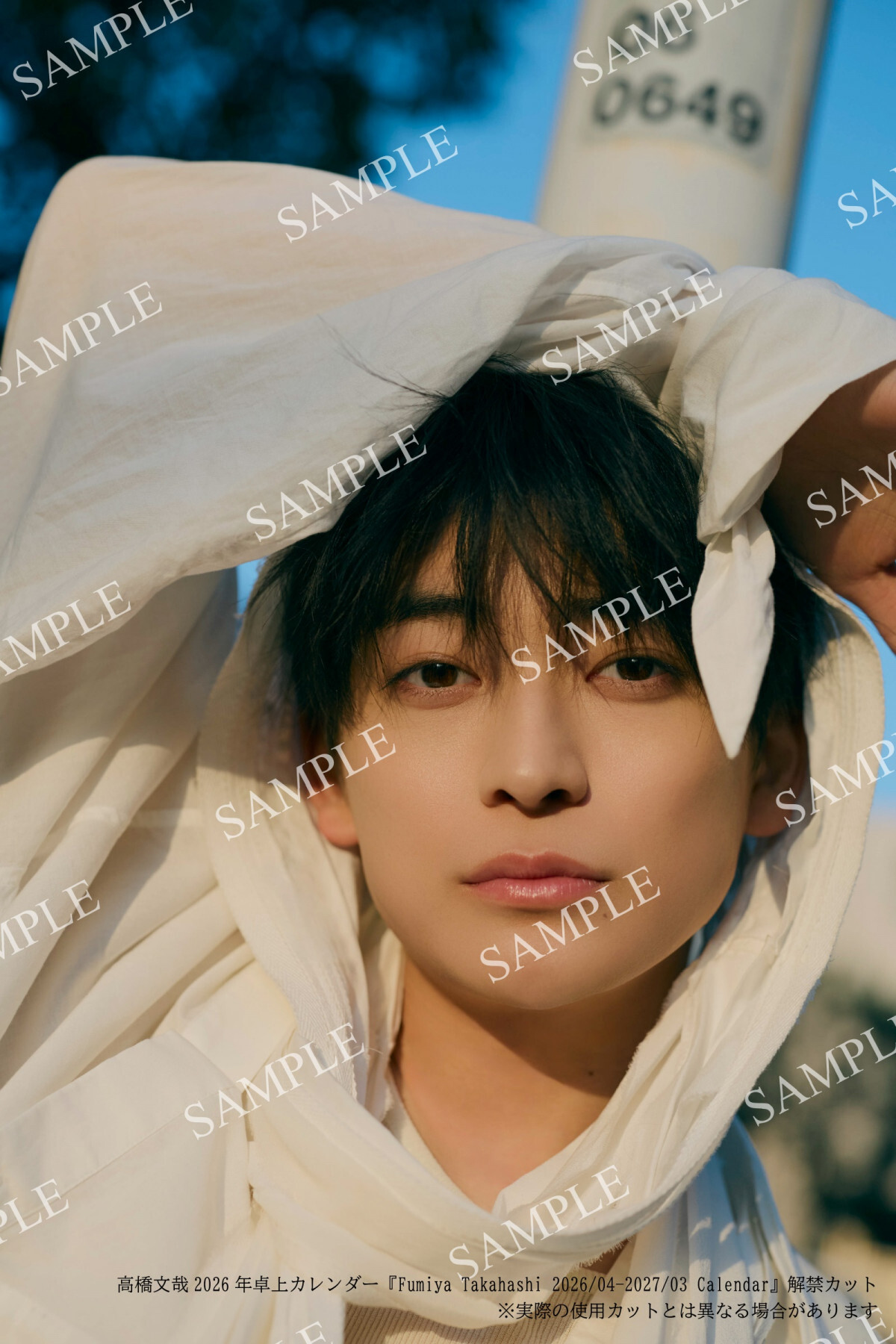 高橋文哉2026年卓上カレンダー『Fumiya Takahashi 2026/04-2027/03 Calendar』(C)KADOKAWA/写真:三瓶康友