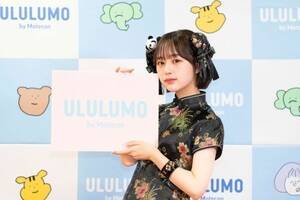 自身初プロデュースのカラコンの発売記念イベントに出席したなえなの。