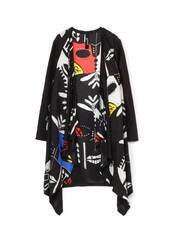 Ground-Y ~ Hayato-Isomura igital Art Collection Drape cardigan