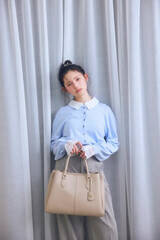 ���c���M�F���[�X�J�t�X�h�b�L���O�j�b�g�J�[�f�B�K���^�x���g�f�B�e�B�[���p���c�^�yCOHINA�~VIS�z�`���[���t��2WAY�g�[�g�o�b�O/A4�Ή��E�y��