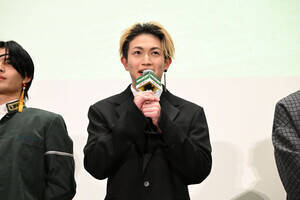 映画『WIND BREAKER/ウィンドブレイカー』最速試写会に登壇した綱啓永 (C)にいさとる/講談社 (C)2025「WIND BREAKER」製作委員会