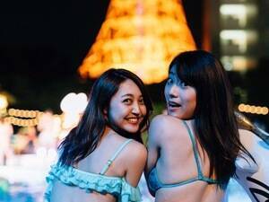 wCanCamxԃvf[XiCgv[uCanCam~Tokyo Prince Hotel Night Poolv
