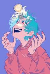 �C���X�g���[�^�[�E���Óc�X���̍�i��monogatary.com�ŕ�W����镨�������Ƃ����n��g�A�j���ɏo���B