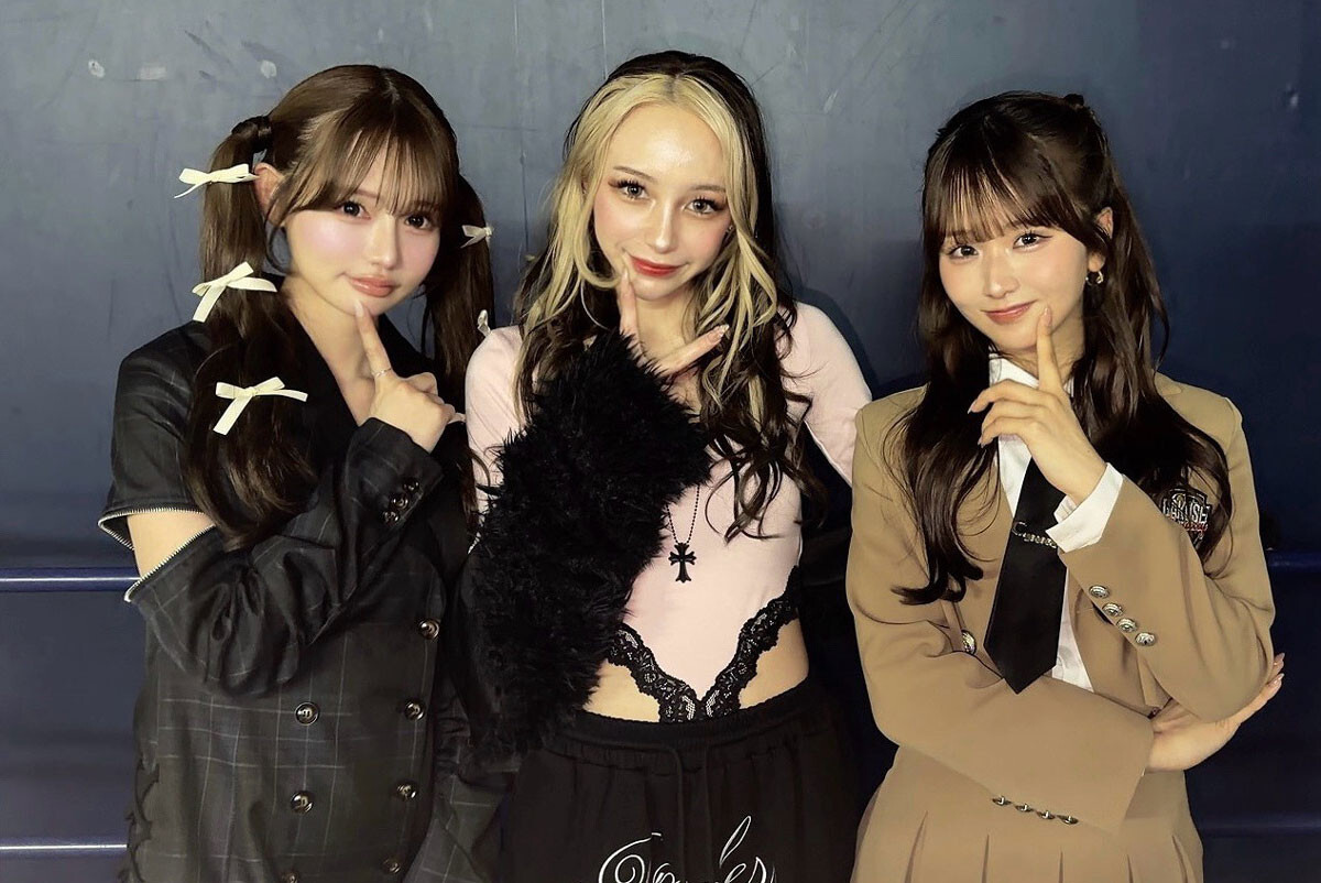 「KANSAI COLLECTION 2026 SPRING & SUMMER」に出演した(左から)和田海佑、森脇梨々夏、鈴木ユリア