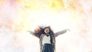 今井環希が出演する『進研ゼミ 高校講座』新Web CM「神だよなぁ!」篇