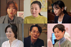 2026年1月12日(月祝)スタート「キンパとおにぎり〜恋するふたりは似ていてちがう〜」レギュラーキャスト6名 (C)「キンパとおにぎり」製作委員会