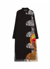 Ground-Y ~ Hayato-Isomura igital Art Collection Long shirt dress