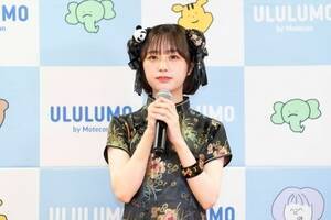 自身初プロデュースのカラコンの発売記念イベントに出席したなえなの。