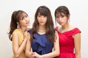 『深夜のダメ恋図鑑』主演の3人。(左から)佐野ひなこ、馬場ふみか、久松郁実。(C)Ira Ozaki,Shogakukan/ABC TV