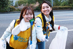 「ミス日本×スポGOMI」イベントの模様(C)Deview